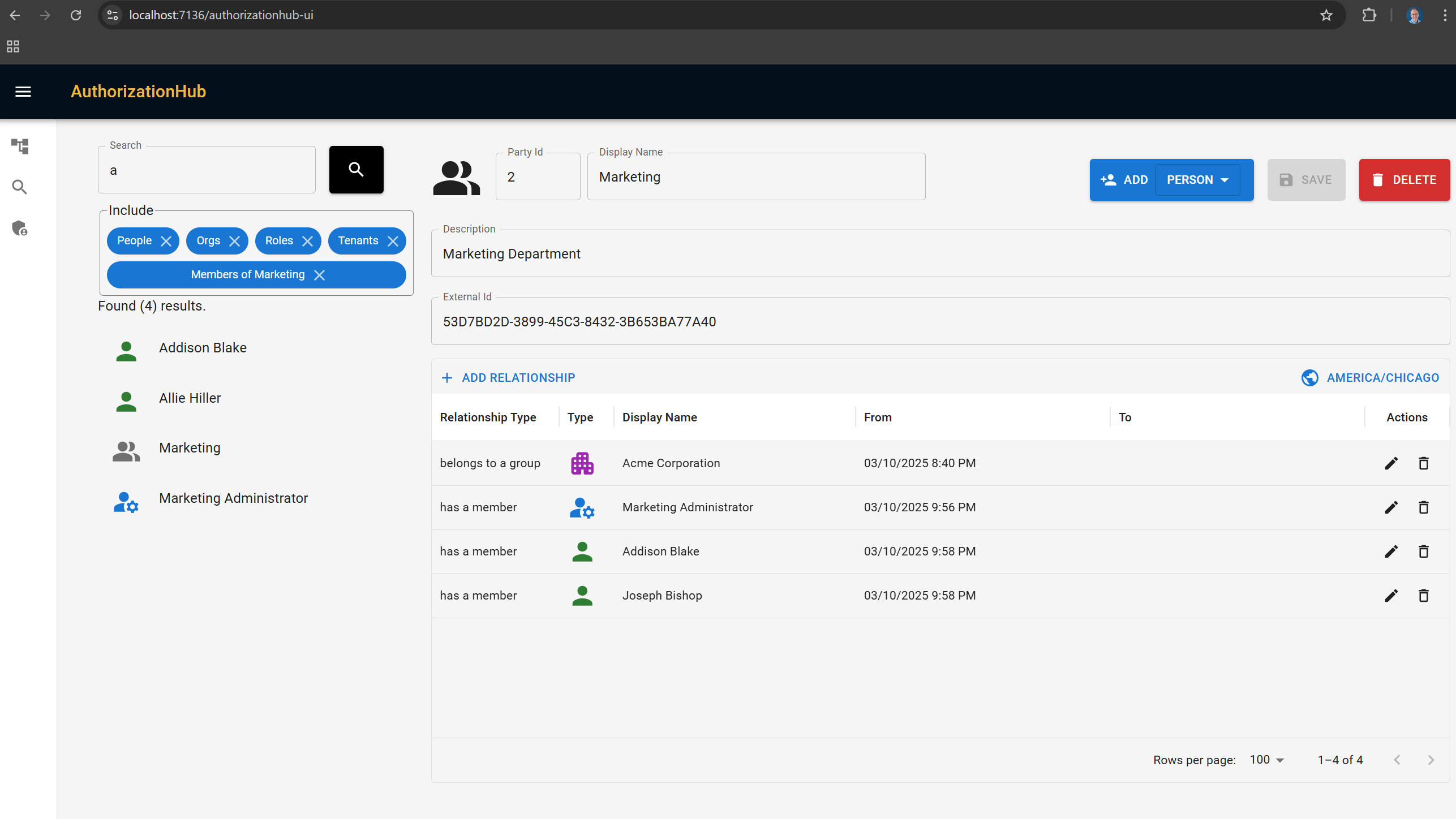 Search With Members Of Filter